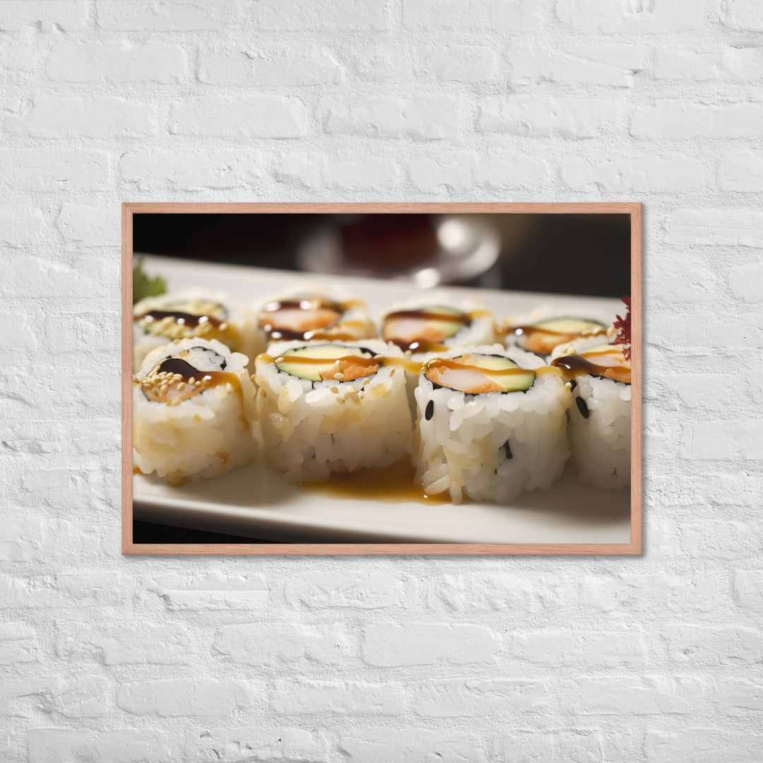 Sushi Framed poster 🤤 from Yumify.AI