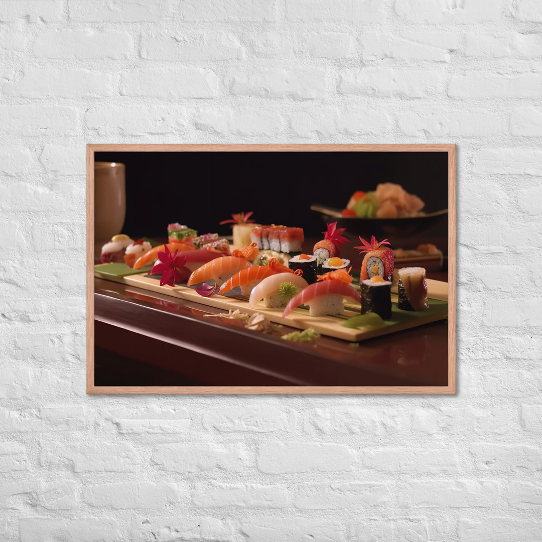 Sushi Framed poster 🤤 from Yumify.AI