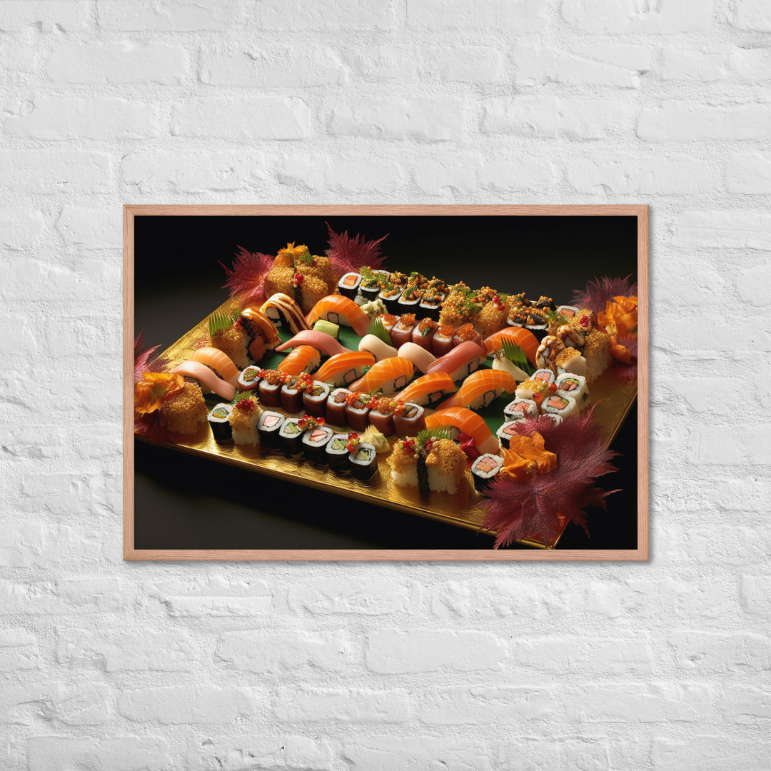 Sushi Framed poster 🤤 from Yumify.AI