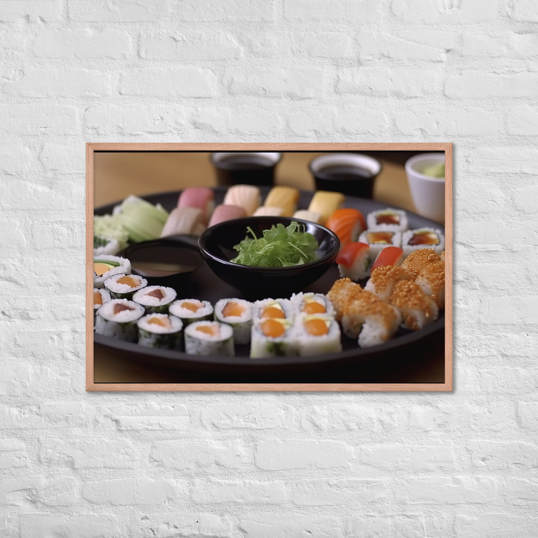 Sushi Framed poster 🤤 from Yumify.AI