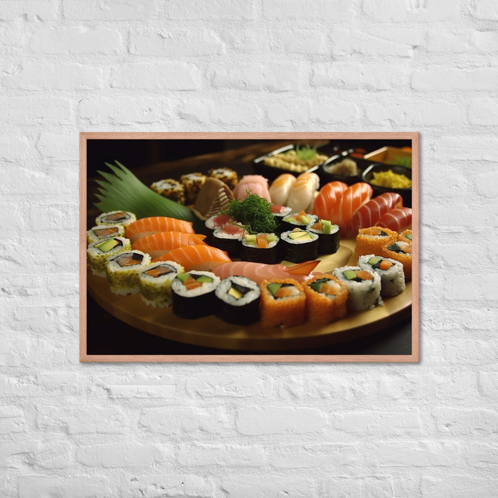 Sushi Framed poster 🤤 from Yumify.AI