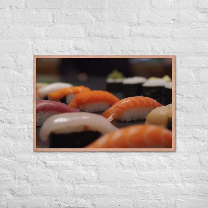 Sushi Framed poster 🤤 from Yumify.AI