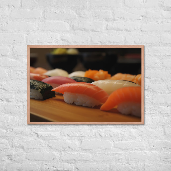 Sushi Framed poster 🤤 from Yumify.AI