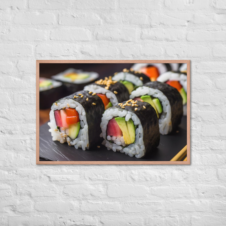 Sushi Framed poster 🤤 from Yumify.AI