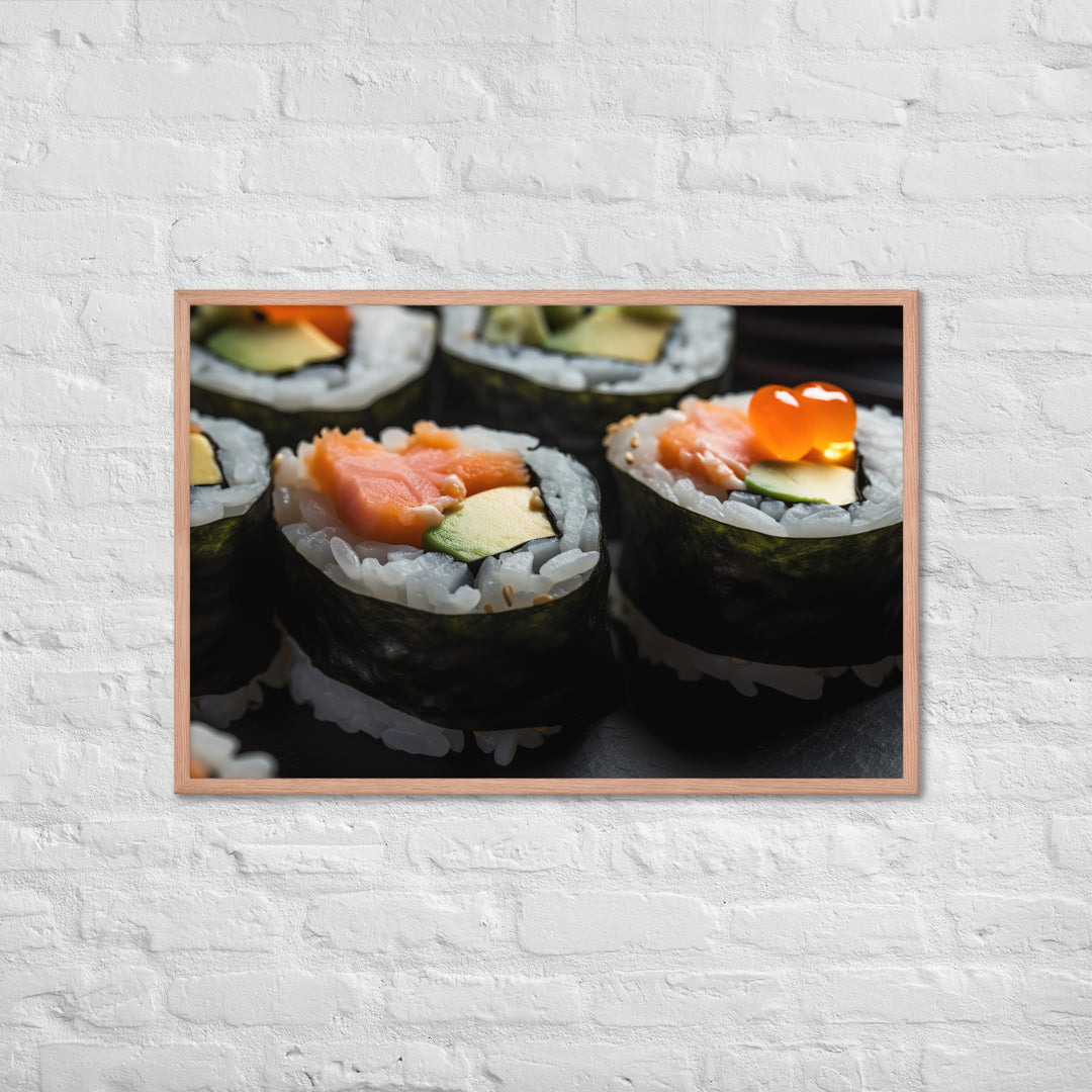 Sushi Framed poster 🤤 from Yumify.AI