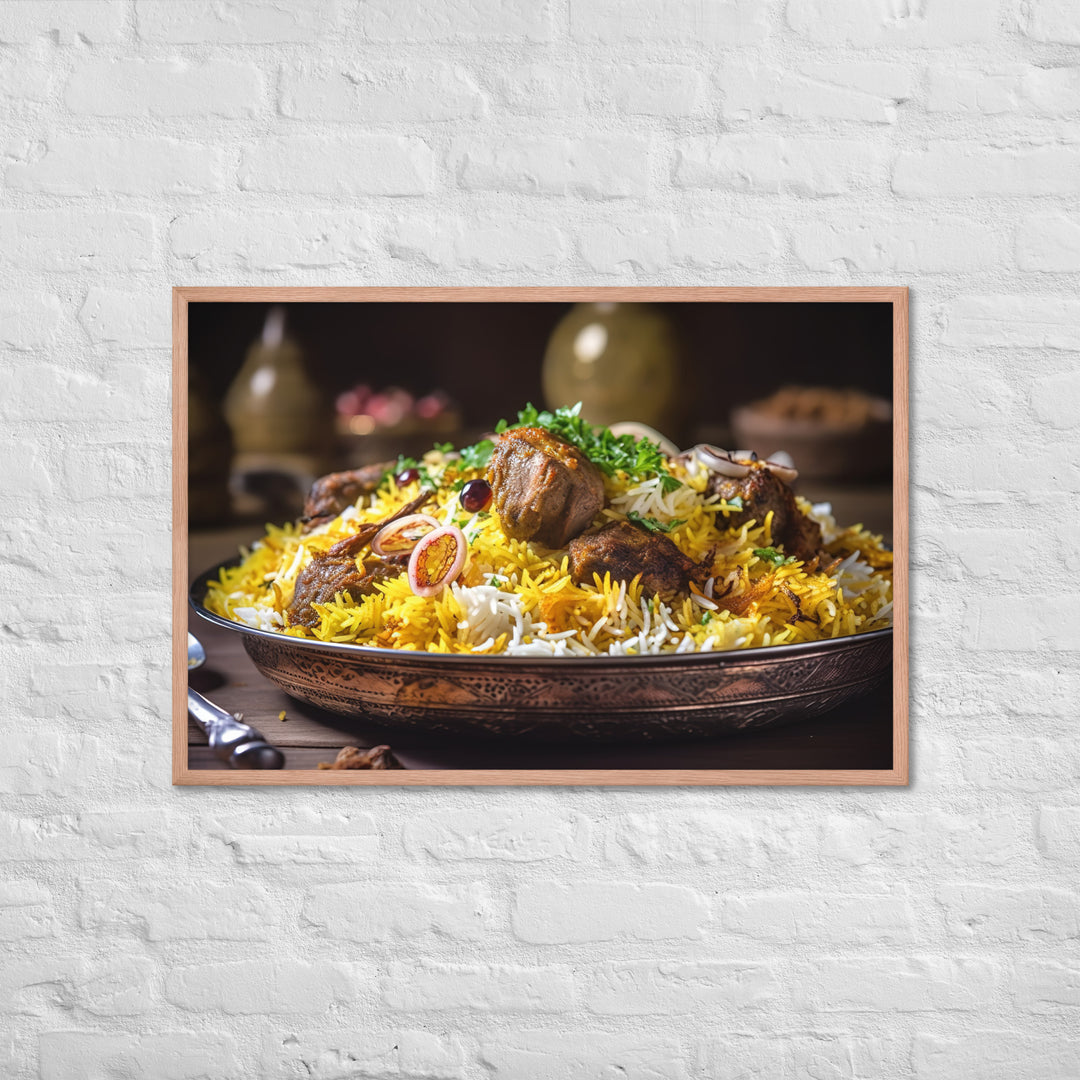 Biryani Framed poster 🤤 from Yumify.AI