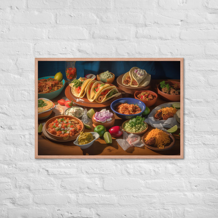 Taco Fiesta Framed poster 🤤 from Yumify.AI