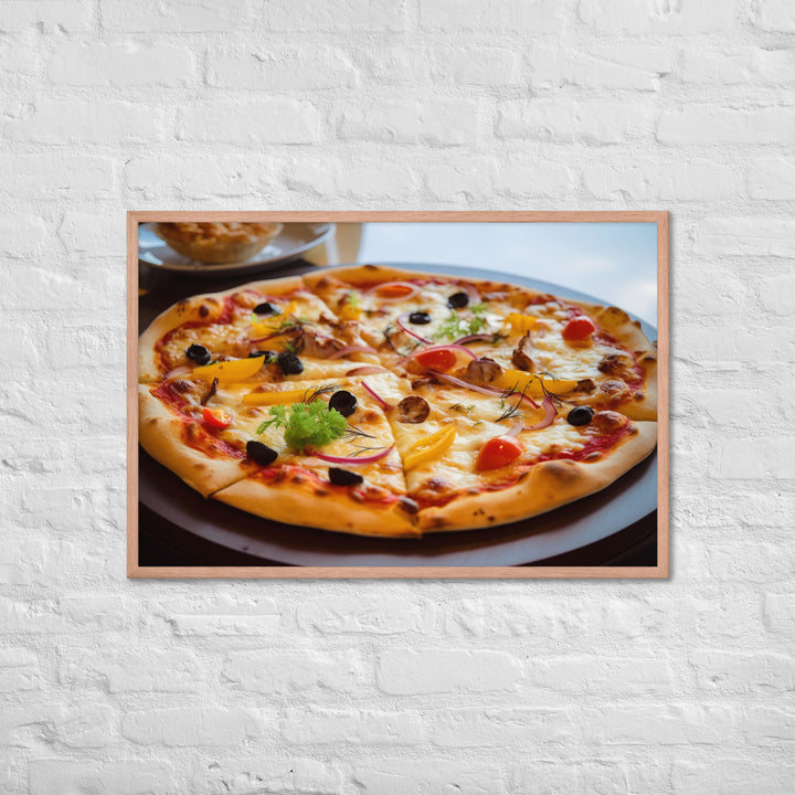 Pizza Framed poster 🤤 from Yumify.AI