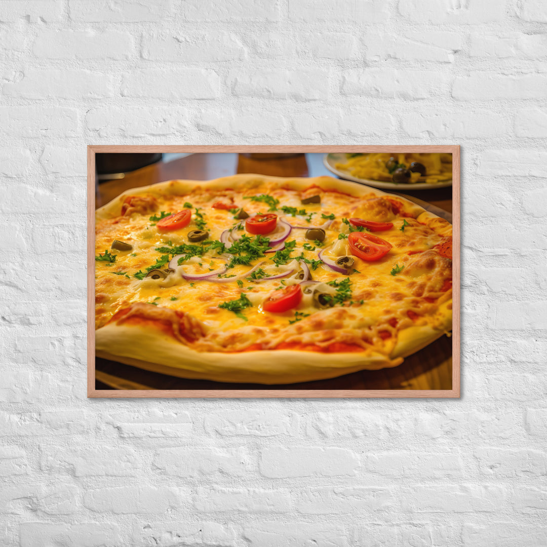 Pizza Framed poster 🤤 from Yumify.AI