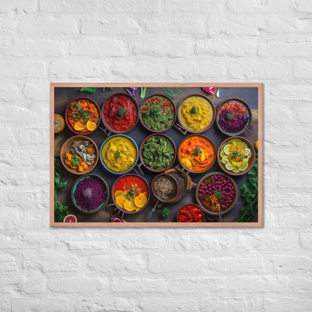 Vegetable Curry Framed poster 🤤 from Yumify.AI