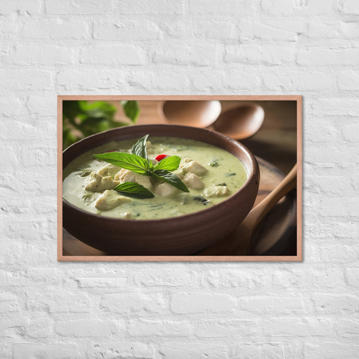 Thai Green Curry Framed poster 🤤 from Yumify.AI