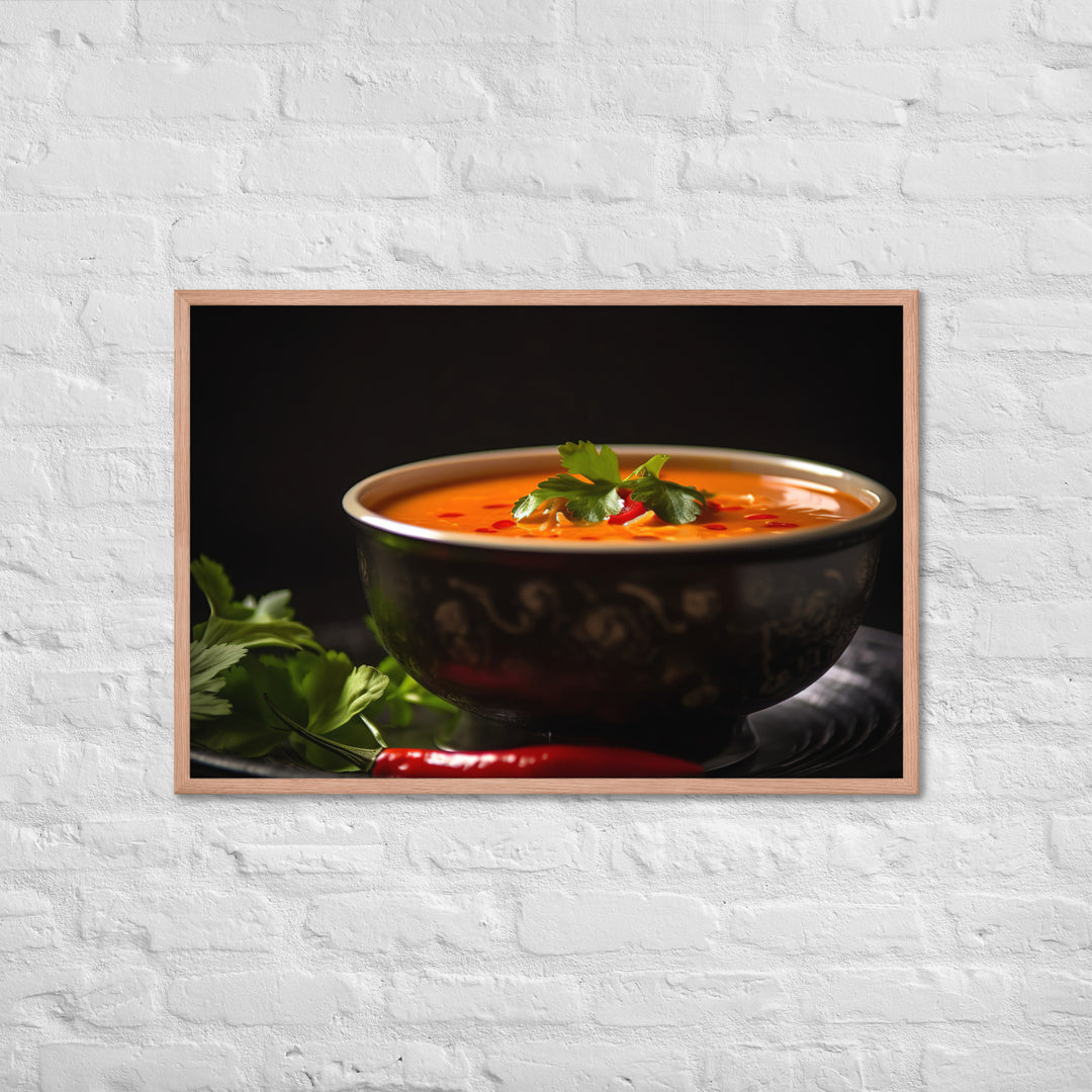 Red Curry Framed poster 🤤 from Yumify.AI