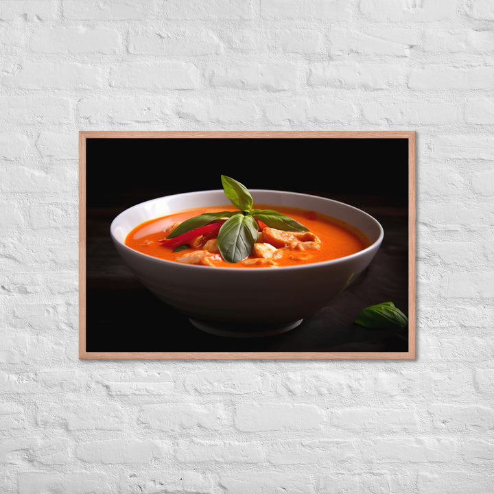 Red Curry Framed poster 🤤 from Yumify.AI