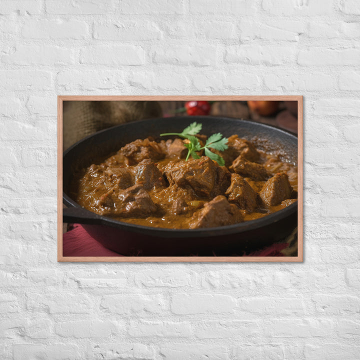 Lamb Curry Framed poster 🤤 from Yumify.AI