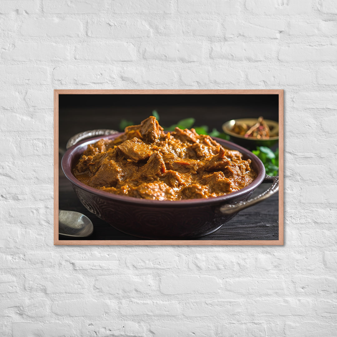 Lamb Curry Framed poster 🤤 from Yumify.AI