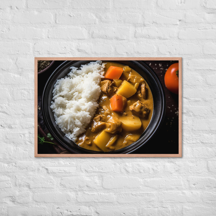 Japanese Curry Framed poster 🤤 from Yumify.AI