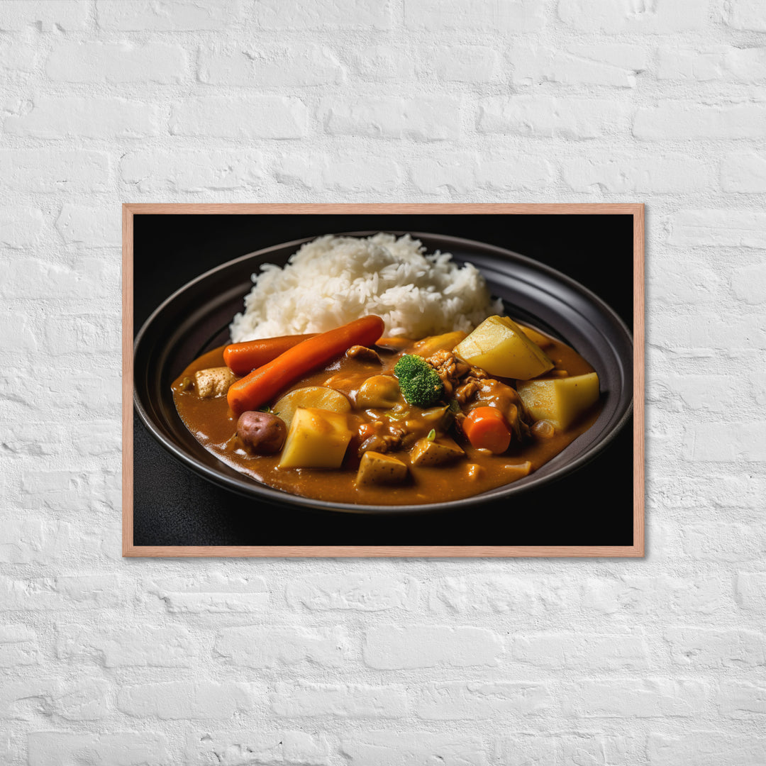 Japanese Curry Framed poster 🤤 from Yumify.AI