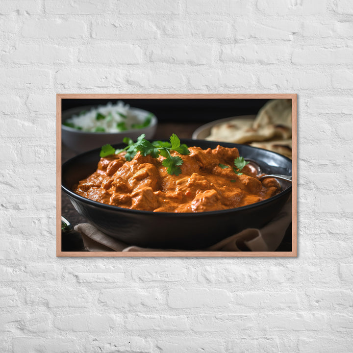 Butter Chicken Curry Framed poster 🤤 from Yumify.AI