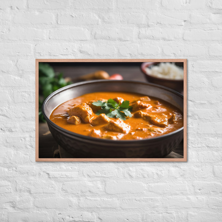 Butter Chicken Curry Framed poster 🤤 from Yumify.AI