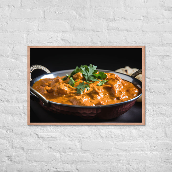 Butter Chicken Curry Framed poster 🤤 from Yumify.AI