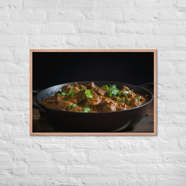 Beef Curry Framed poster 🤤 from Yumify.AI