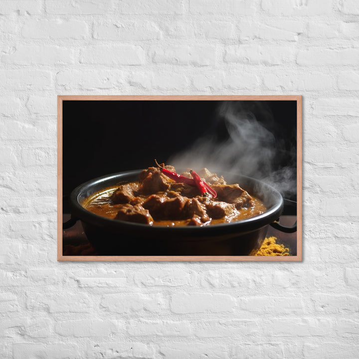 Beef Curry Framed poster 🤤 from Yumify.AI