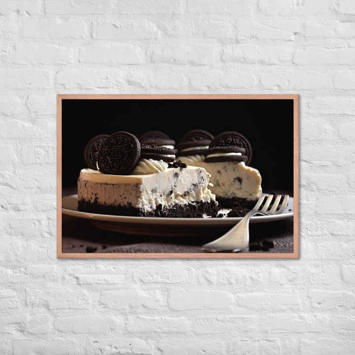 Oreo Cheesecake Framed poster 🤤 from Yumify.AI