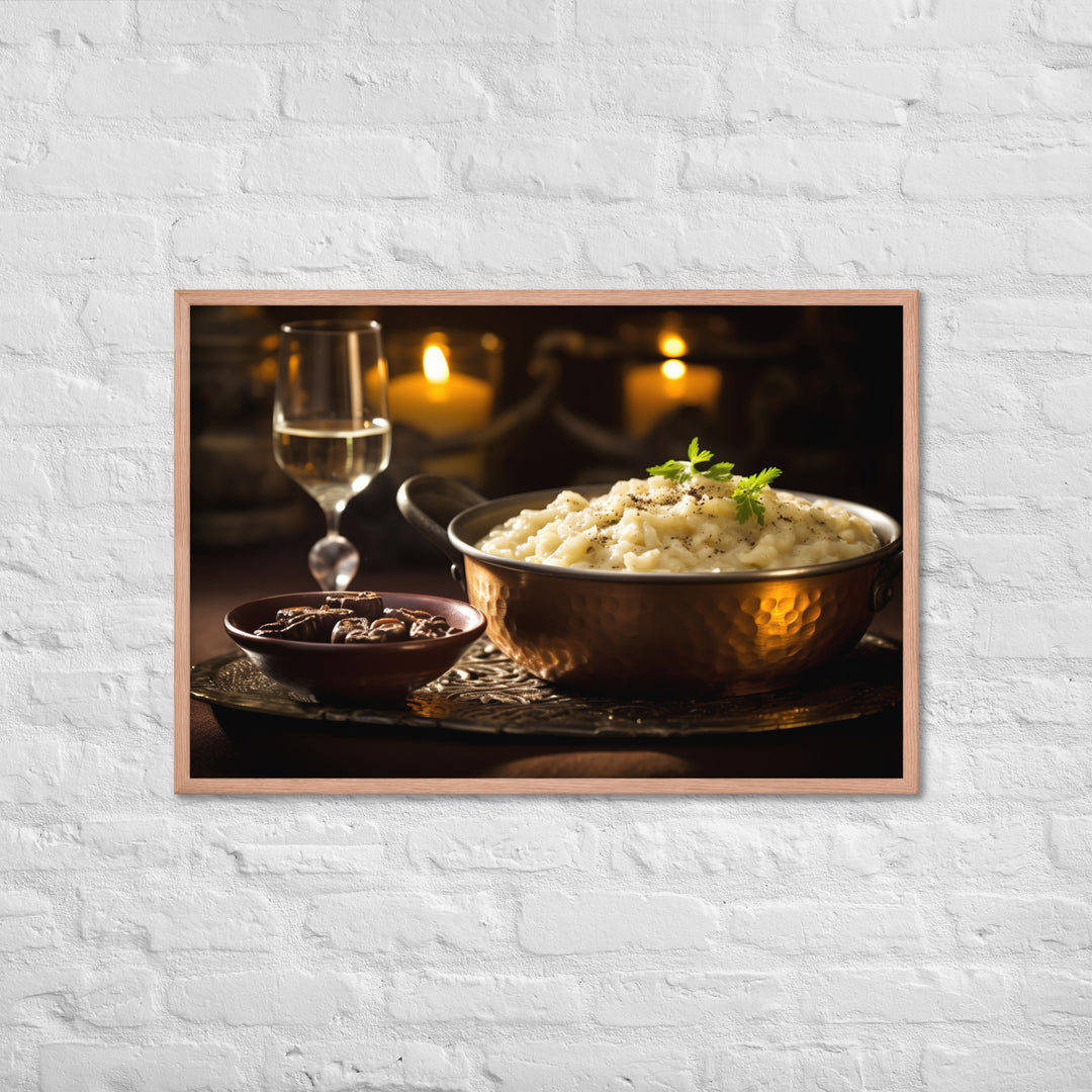 Truffle Risotto Framed poster 🤤 from Yumify.AI