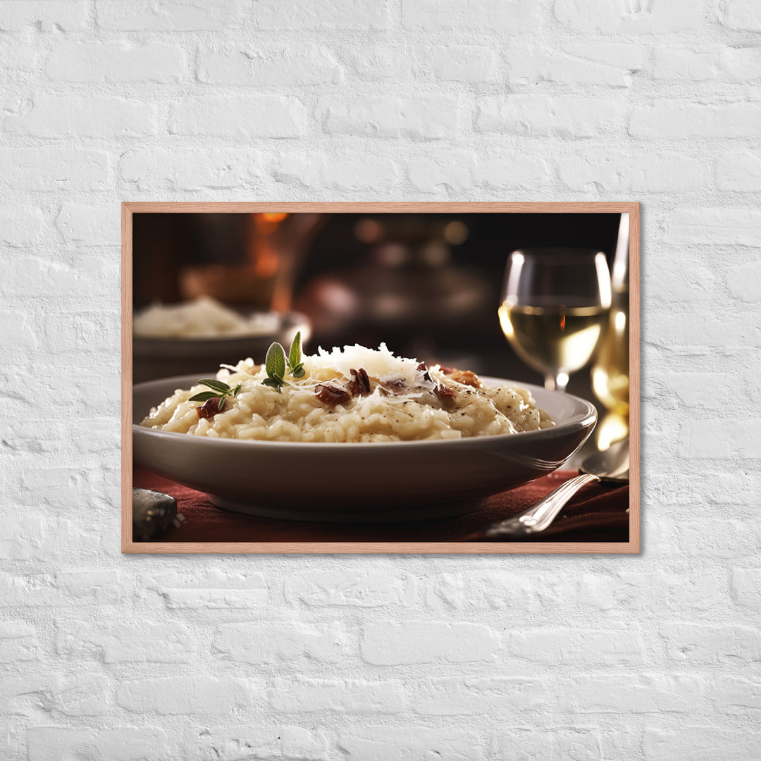 Parmesan Risotto Framed poster 🤤 from Yumify.AI