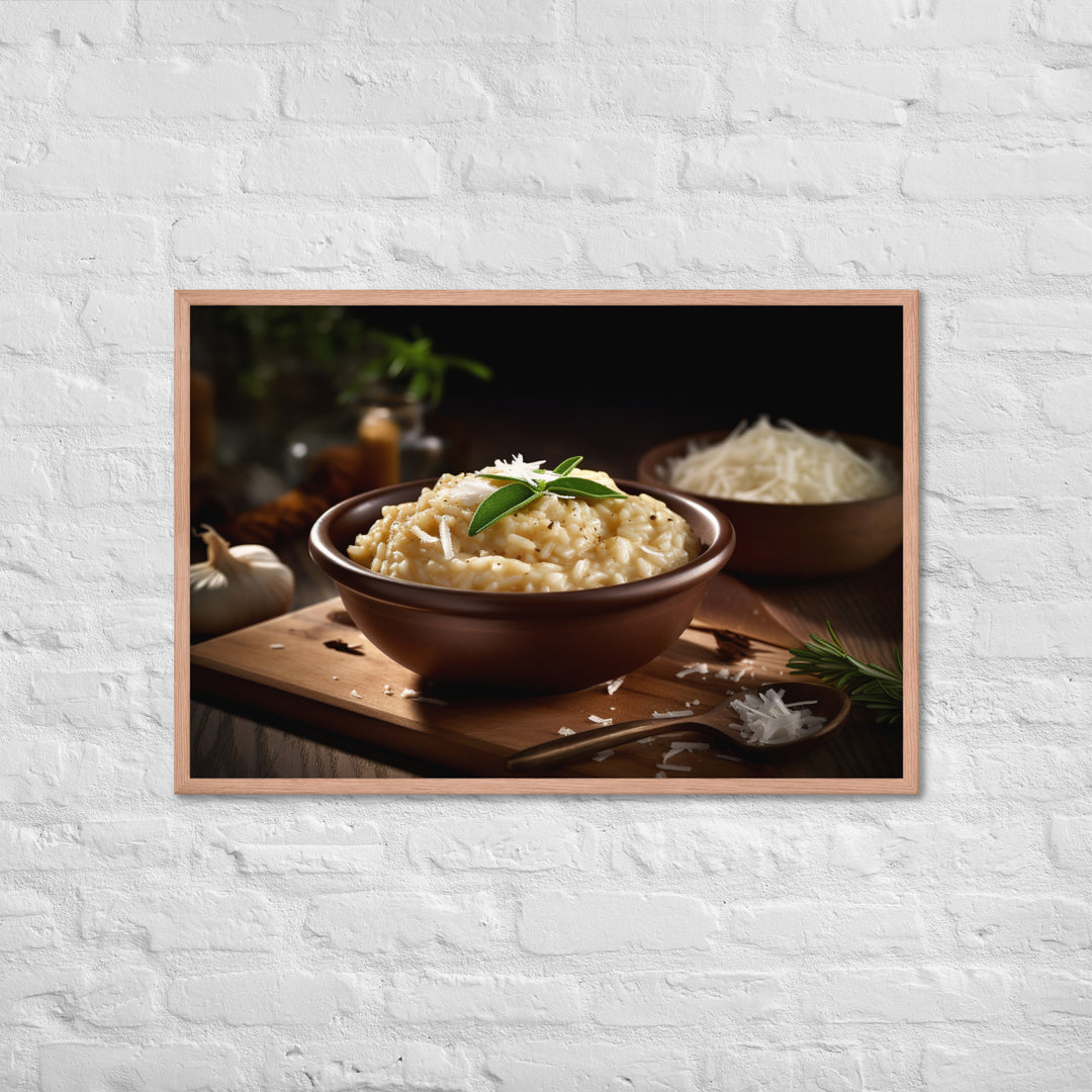 Parmesan Risotto Framed poster 🤤 from Yumify.AI