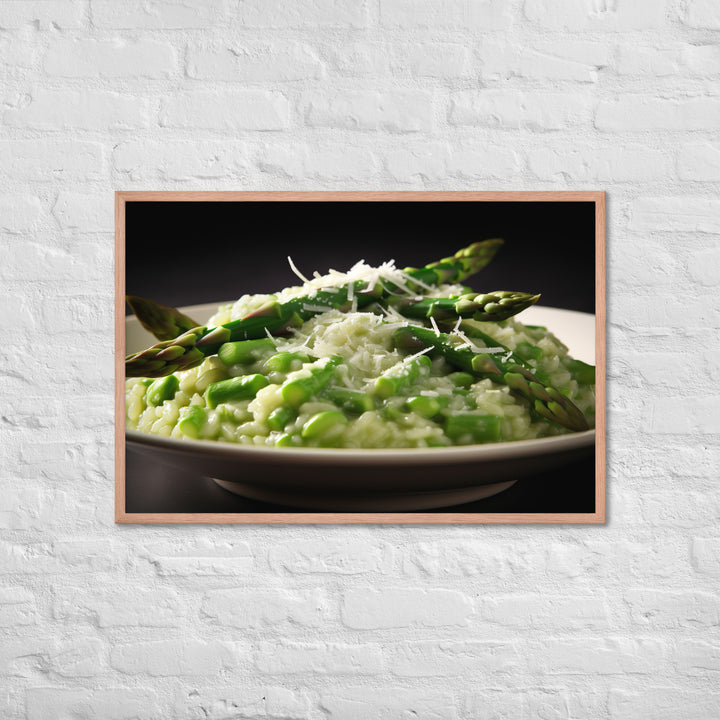 Asparagus Risotto Framed poster 🤤 from Yumify.AI