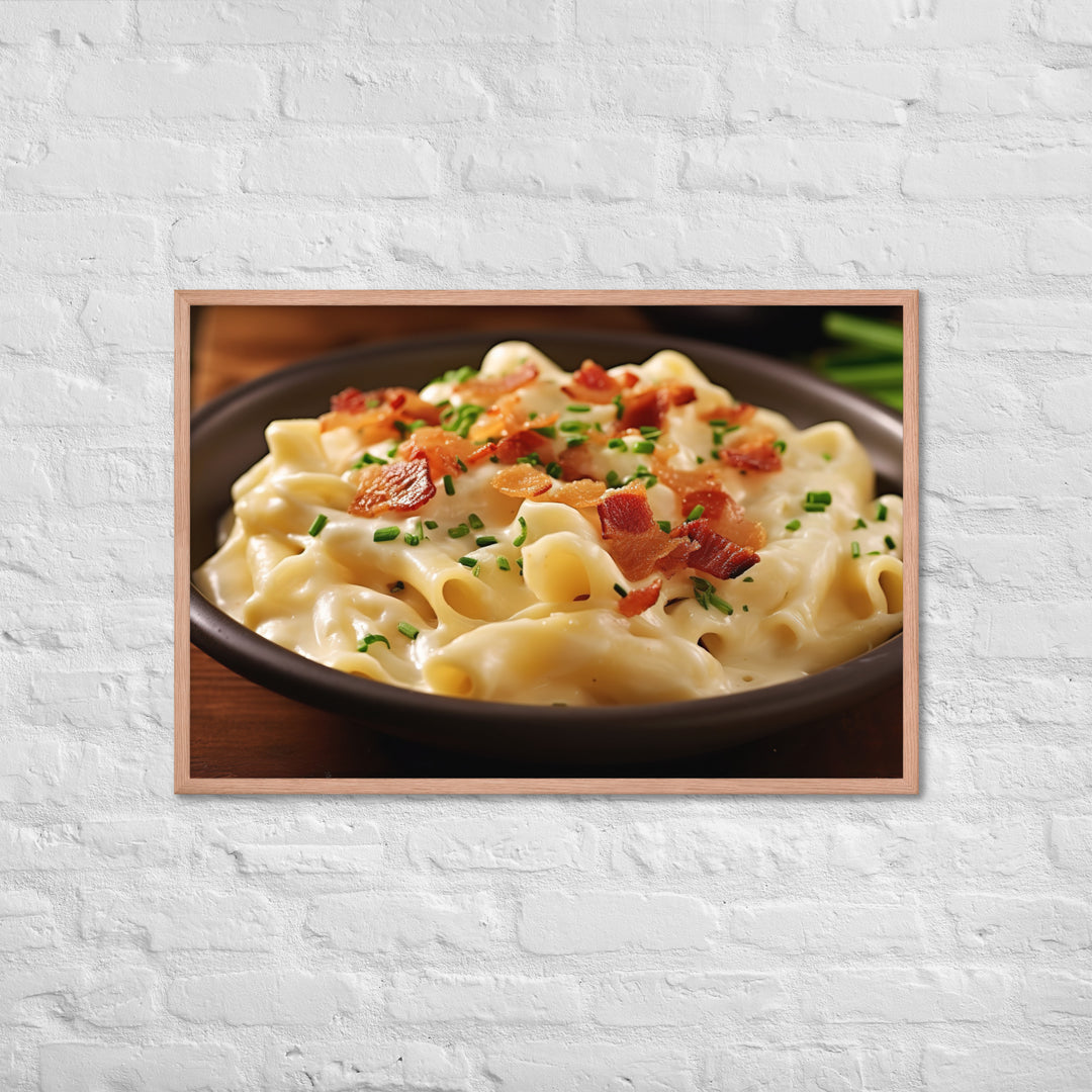 Cheese Pasta Framed poster 🤤 from Yumify.AI