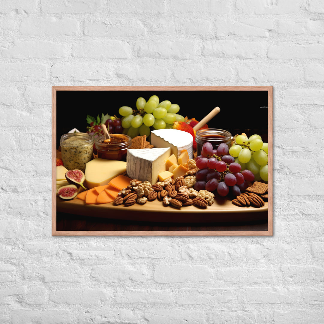 Cheese Platter Framed poster 🤤 from Yumify.AI