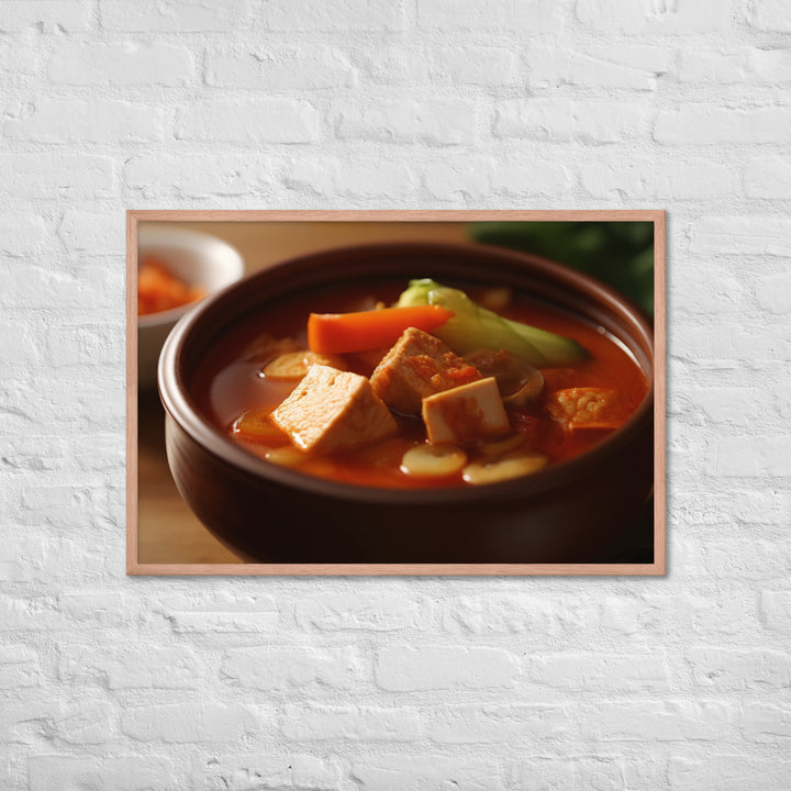 Kimchi Stew Framed poster 🤤 from Yumify.AI