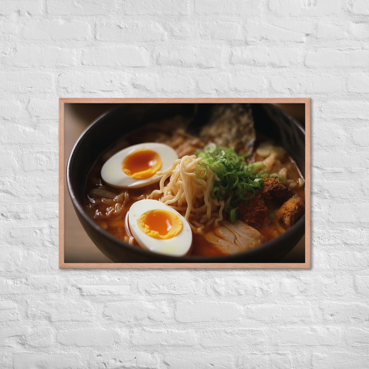 Kimchi Ramen Framed poster 🤤 from Yumify.AI