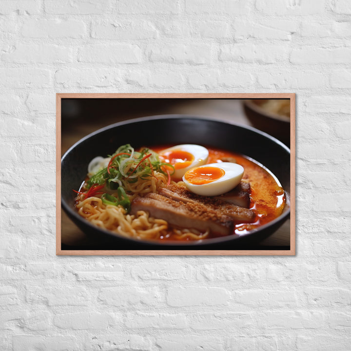 Kimchi Ramen Framed poster 🤤 from Yumify.AI