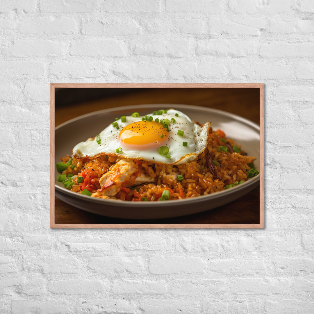 Kimchi Fried Rice Framed poster 🤤 from Yumify.AI