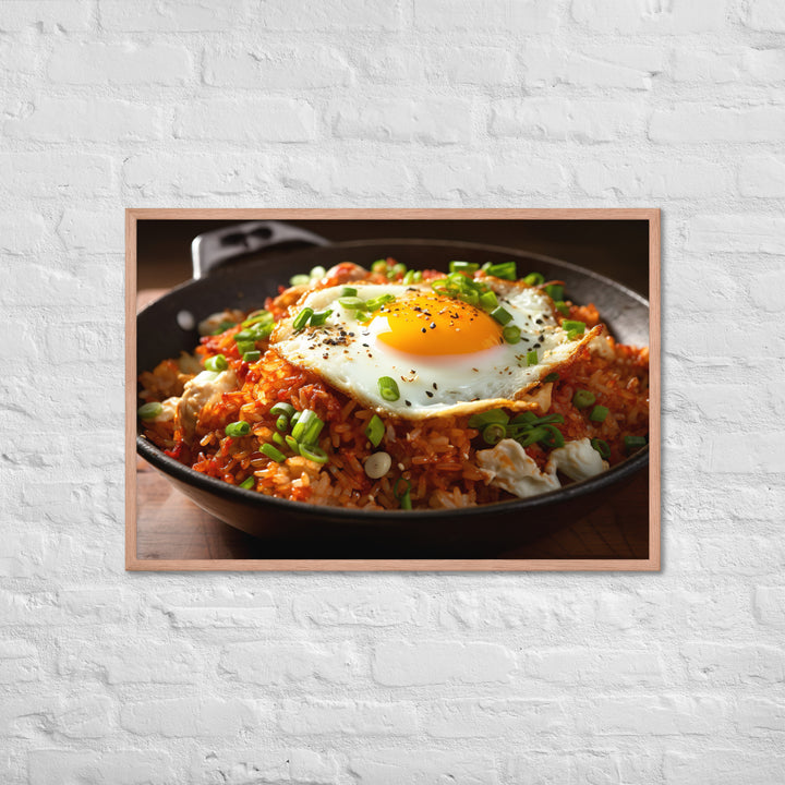 Kimchi Fried Rice Framed poster 🤤 from Yumify.AI