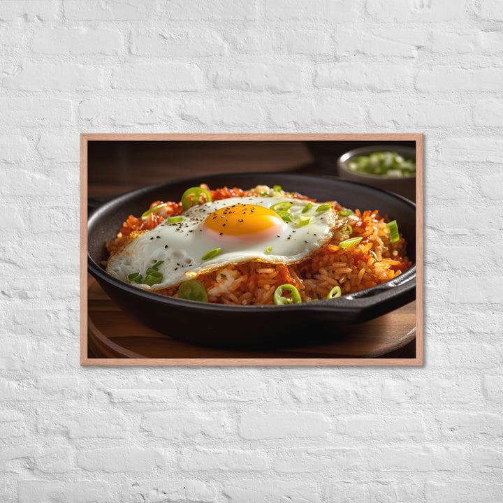 Kimchi Fried Rice Framed poster 🤤 from Yumify.AI