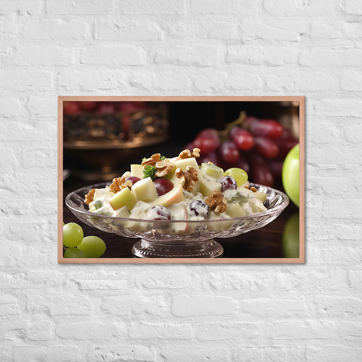 Waldorf Salad Framed poster 🤤 from Yumify.AI