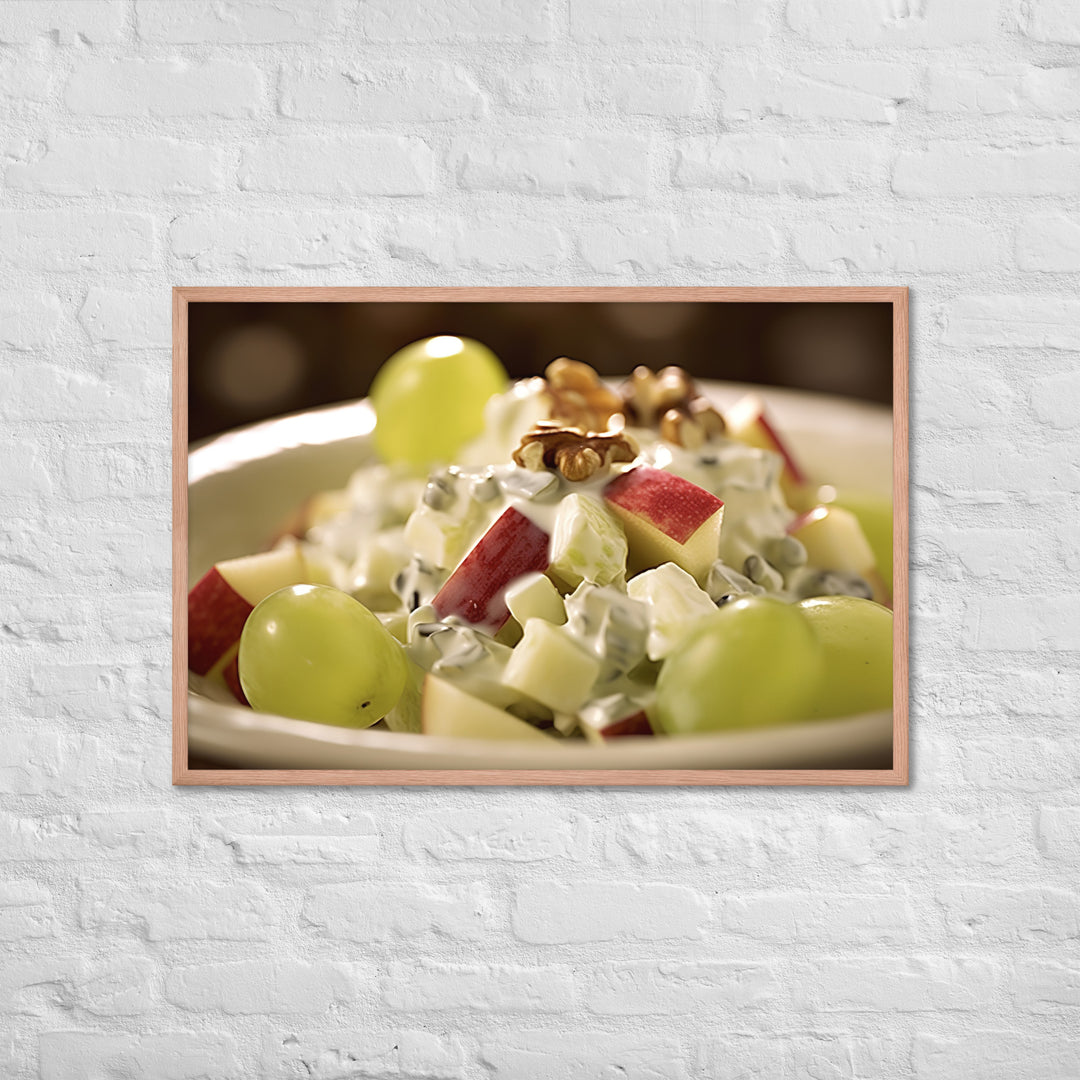 Waldorf Salad Framed poster 🤤 from Yumify.AI