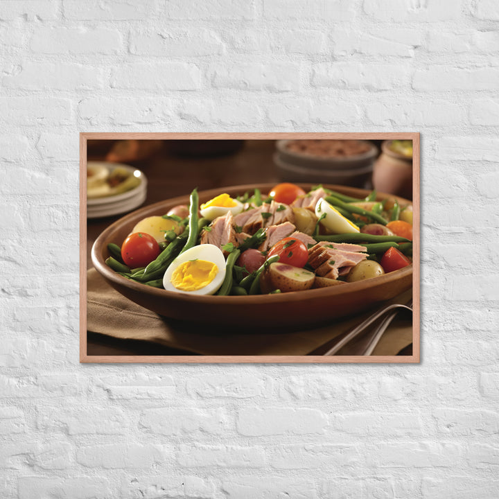 Nicoise Salad Framed poster 🤤 from Yumify.AI