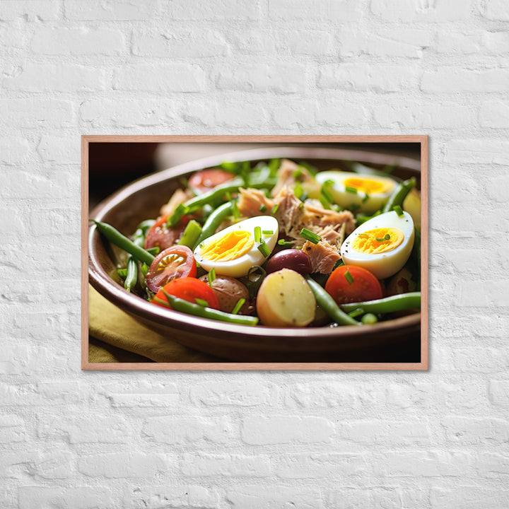 Nicoise Salad Framed poster 🤤 from Yumify.AI