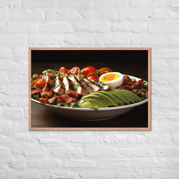 Cobb Salad Framed poster 🤤 from Yumify.AI