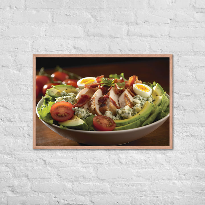 Cobb Salad Framed poster 🤤 from Yumify.AI