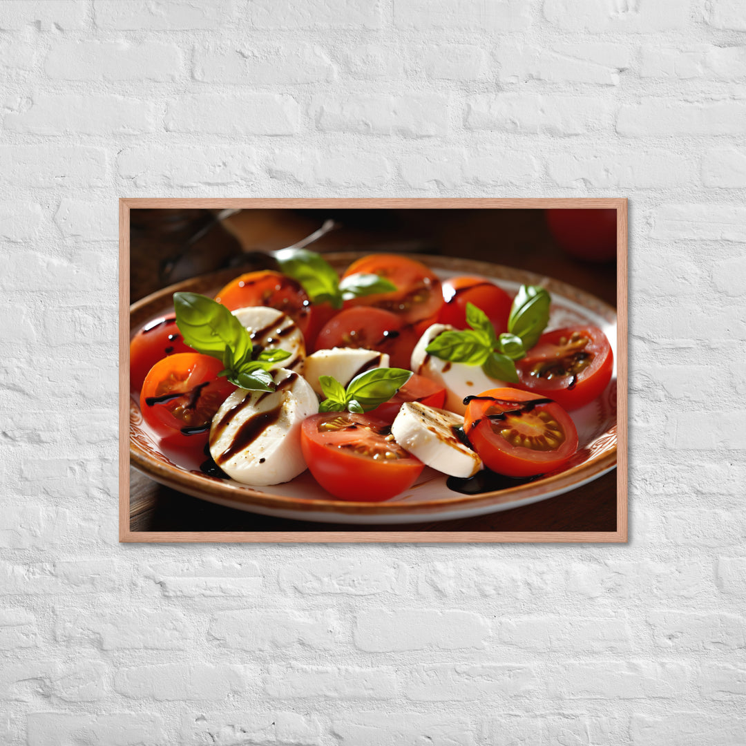 Caprese Salad Framed poster 🤤 from Yumify.AI