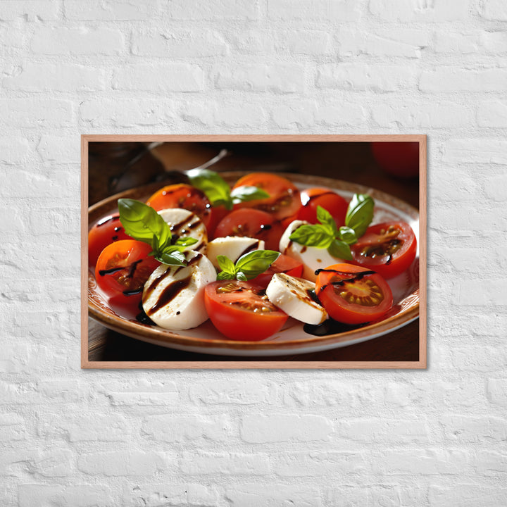 Caprese Salad Framed poster 🤤 from Yumify.AI