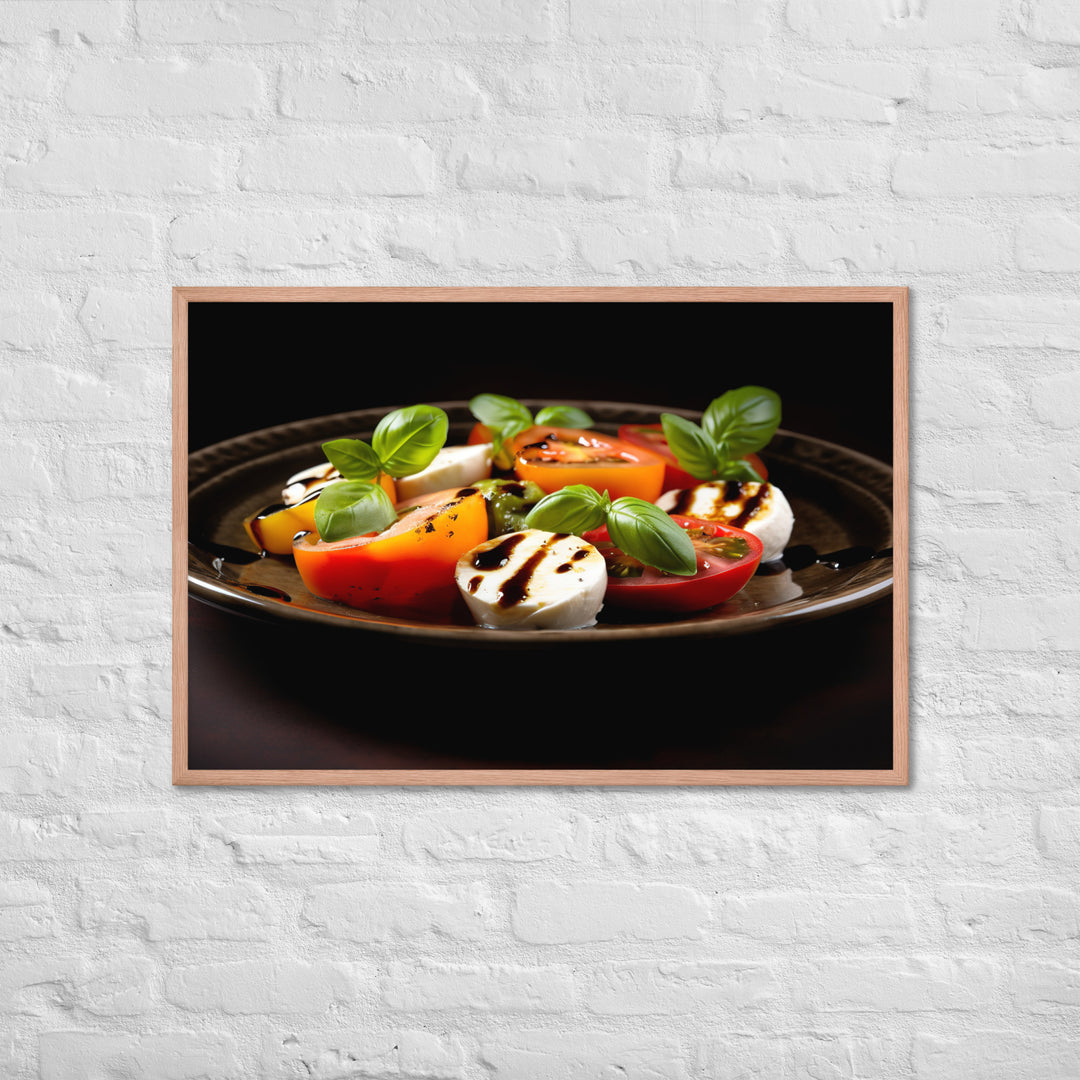 Caprese Salad Framed poster 🤤 from Yumify.AI