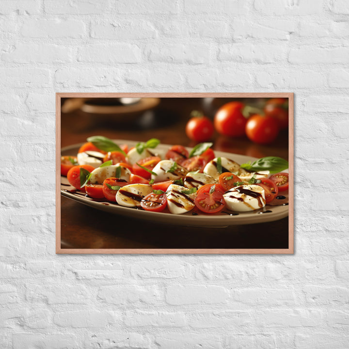 Caprese Salad Framed poster 🤤 from Yumify.AI