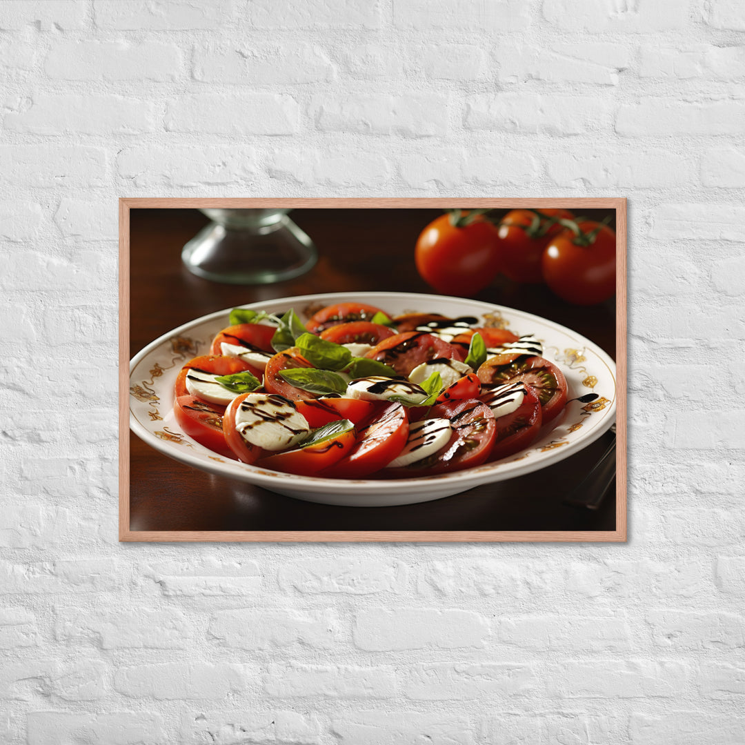 Caprese Salad Framed poster 🤤 from Yumify.AI